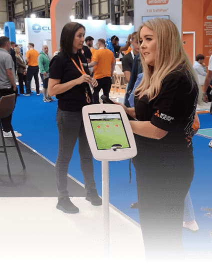 Mitsubishi Electric Putting Game in action at The Installer Show